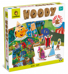 Ludattica - Dřevěné puzzle Pinokio - Woody Story