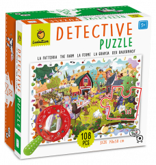 Ludattica - Detektivní puzzle s lupou, Farma