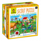 Secret puzzle s lupou (3+)