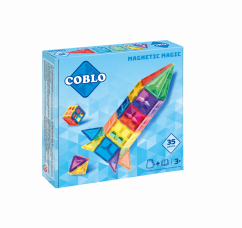 COBLO - Magnetická stavebnice 35 dílů - Classic