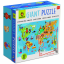Ludattica - Obří podlahové puzzle Mapa světa - Giant Puzzle