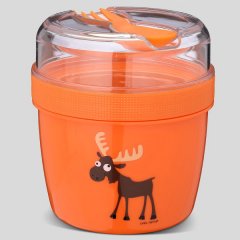 Carl Oscar - N'ice Cup™ Svačinový box s chladicí vložkou L - oranžová
