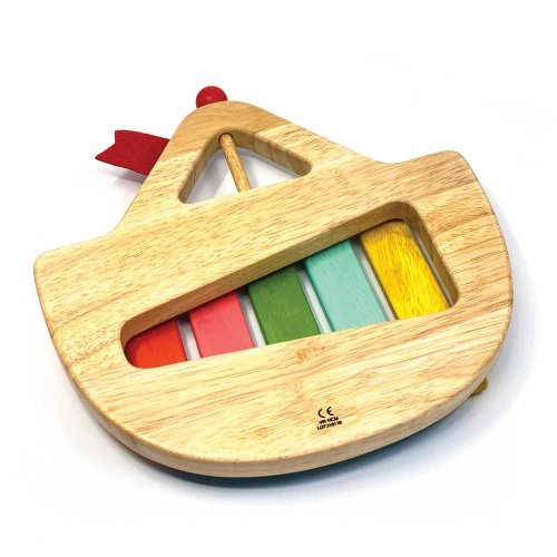 Svoora - Dřevěný xylofón Moje první loď (5 tónů)