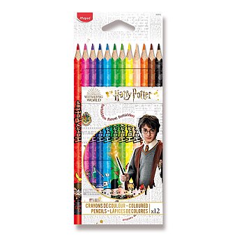 Trojhranné pastelky - Harry Potter -12 barev